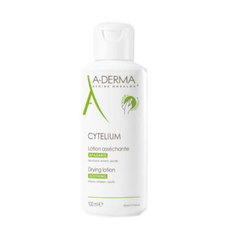 A-Derma Cytélium Loção Secante 100ml, loção secante CYTELIUM seca e acalma sem manchar as zonas irritadas* e sujeitas a maceração (zonas húmidas, pregas cutâneas, zona da fralda, etc.) de toda a família.