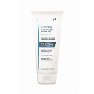 Ducray Dexyane Bálsamo Emoliente Antiprurido 200ml, bálsamo emoliente antiprurido que ajuda na reparação intensa da barreira cutânea, suaviza as irritações e nutre a pele muito seca com tendência atópica.