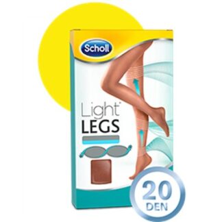 Scholl Light Legs Meias de Compressão 20DEN Cor Pele Tamanho M