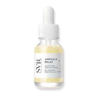 SVR Ampoule Relax Concentrado de olhos 15ml, para todos os contornos de olhos sensíveis, desde os primeiros sinais de idade. Adaptado a portadores de lentes de contacto.