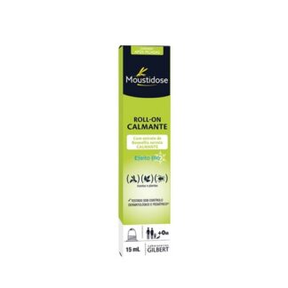 Moustidose Roll-On Calmante 15ml Moustidose Roll-On Calmante 15ml possui uma fórmula única que combina o extrato de Boswellia serrata, conhecida pelas suas propriedades no alívio do prurido, das irritações e da vermelhidão, e a Glicerina, conhecida pelas suas propriedade hidratantes. Ação refrescante instantânea e alívio do prurido.  Acalma a pele. Efeito frio. Testado sob controlo dermatológico e pediátrico. COMPOSIÇÃO Aqua (Water) /Eau, Glycerin, Caprylic/Capric Triglyceride, Peg-8, Hydrogenated Polyisobutene, Dipropylene Glycol, Boswellia Serrata Gum, Squalane, Tocopherol, Hydroxyethyl, Acrylate/Sodium Acryloyldimethyl Taurate Copolymer, Ammonium Acryloyldimethyltaurate/Vp Copolymer, Sodium Polyacrylate, Polysorbate 60, Sorbitan Isostearate, Caprylyl Glycol. MODO DE UTILIZAÇÃO Aplique na área afetada e massaje.