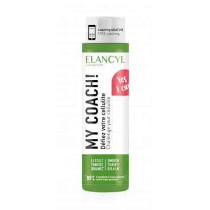 Elancyl My Coach Concentrado Celulite 200ml, concentrado indicado para combater a celulite, favorecendo a activação dos adipócitos queimadores de gorduras em vez dos que a armazenam.