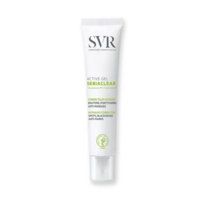 SVR Sebiaclear Active Gel 40ml, corretor intensivo borbulhas, pontos negros e antimarcas.