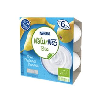 Nestlé Naturnes Bio Pera/Banana 4x90gr