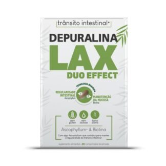 Depuralina Due Effect - Trânsito Intestinal - 30 Comprimidos