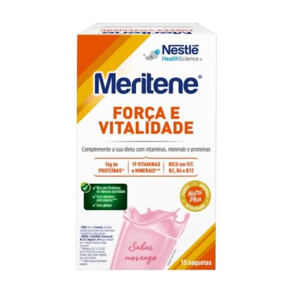 MERITENE Forca vitalidade Morango Pharmascalabis