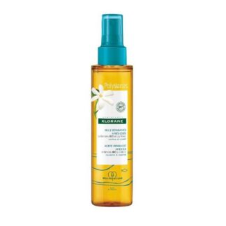 Klorane Polysianes Óleo Seco Reparador Pós Solar 150ml, este óleo reparador pós-solar com Tamanu BIO e Monoï foi especialmente formulado para reparar, nutrir e sublimar a pele após a exposição solar.