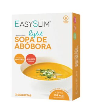 Easyslim Sopa de Abóbora 3 Saquetas, preparado em pó hiperproteico para Sopa de Abóbora