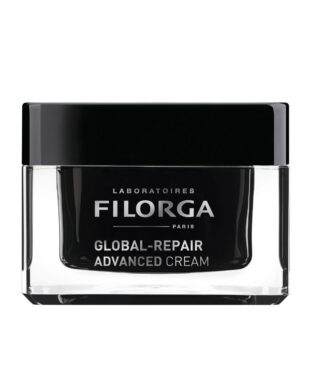 Filorga Global Repair Advanced Creme, o creme anti-idade para o rosto que atua sobre os 10 sinais de envelhecimento e estimula o processo natural de reparação da pele, para uma pele mais jovem.