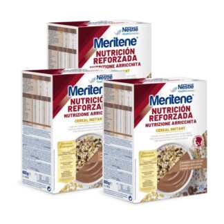 Nestlé Meritene Cereal Instant Cacau 600g - Pack 3
