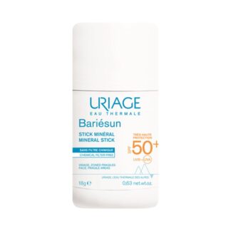 O Uriage Bariésun Stick Mineral SPF50+ é a solução ideal para quem procura proteção solar muito elevada e segura, mesmo para a pele mais sensível ou intolerante a filtros químicos